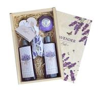 Bohemia Gifts Set de regalo de madera de lavanda