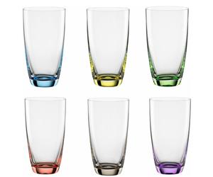 Bohemia Longdrinkbecher Viva Colori Color Vasos 350ml 6er Set De