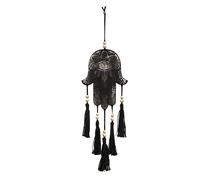 Bohemian Black Devil'S Eye Wooden Beads Tassel Crafts Creative Simplicity Wall Home Decoration Pendant Hanging Decorations
