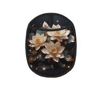 Bohemian Golden Lotus - 1 alfombrilla de silicona multifuncional impresa para horno (1/2 paquete), adecuada para mujeres y hombres