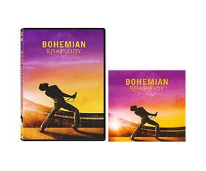 Bohemian Rhapsody: 2018 Movie DVD + Soundtrack CD Bundle with Bonus Never-Before-Seen Footage!