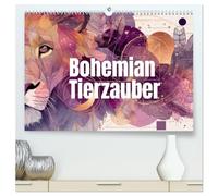 Bohemian Tierzauber (hochwertiger Premium Wandkalender 2026 DIN A2 quer), Kunstdruck in Hochglanz: Durch das Jahr mit bohemian Tierimpressionen