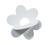 Bohemians - Estante de pared de madera con forma de flor con acento de cristal para decoración de dormitorio o sala de estar