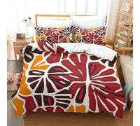 Bohemio 3D Estampado Juego De Cama De Microfibra Boho 3 Piezas Juego De Cama De Impreso con Cierre De Cremallera para Adultos Y Niñas King(220x240cm)