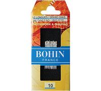 Bohin Acolchado Agujas, Metal, Plata, No.10