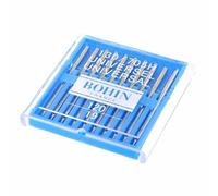 Bohin Agujas para Máquina de Coser, 10 unidades, 120/19, Acero Plateado