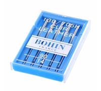 BOHIN Agujas para Máquina de Coser 5 unidades Talla 90-14 Acero para Cuero