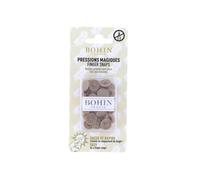 Bohin - Bohin Plástico Beige (13mm) Quebrar Sujetadores - 8 Piezas
