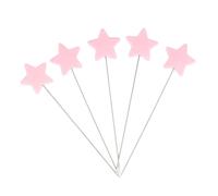 BOHIN France Alfileres con Cabeza de Plástico - Niquelado, Punta Afilada Alfileres para Proyectos de Costura y Tejido, Acero, Rosa, 42 x 0.55mm - 100 Piezas