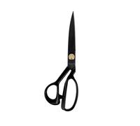 BOHIN France - BOHIN France Alto contenido de Carbono Acero Negro (23cm) Profesional Sastrería Cortar con Tijeras con Goma Saburral Manejar - 1 Pedazo