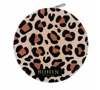 BOHIN France - BOHIN France Safari Recopilación Carcasa de ABS (150cm) Leopardo Imprimir Automático Retráctil Devanado Cinta Medida - 1 Pedazo