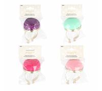 BOHIN France Juego de Alfileteros Dulce Colores - Alfiletero de Pulsera para Proyectos de Costura - 4 Piezas