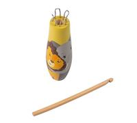 BOHIN France Muñeca de Tejido de Madera - Diseño de León y Elefante, Acabado Suave para Proyectos de Hilo y Costura - 1 Pieza