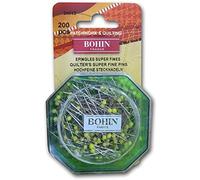 Bohin - Surtido (35 x 0.55mm) Cabeza de Cristal Extra Bien Patas - 200 Piezas