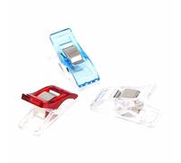 Bohin Wonder Clips 1" X.5 Preguntarse Small Plastic blue-red-white-1x12pcs, Multi, Pequeño, 12