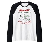 Bohner Family Reunion Pitch A - Tienda de campaña vintage Camiseta Manga Raglan