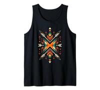 Boho Azteca Geometría Sagrada Flechas Arte Tribal Camiseta sin Mangas