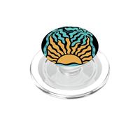 Boho Beach Sunset Verano Tropical Ocean Graphic PopSockets PopGrip para MagSafe