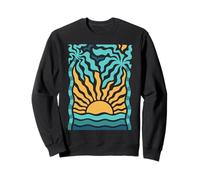 Boho Beach Sunset Verano Tropical Ocean Graphic Sudadera