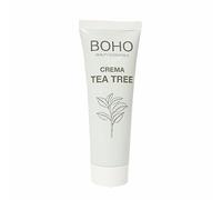 BOHO Beauty Essentials | Crema Tea Tree Bio 40 Ml| Aceite de Árbol del Té, Neem y Jojoba | Cuidado Natural para Pieles Grasas | PAO 12M