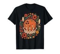 Boho Bowling Ball and Pins Folk Camiseta