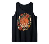 Boho Bowling Ball and Pins Folk Camiseta sin Mangas
