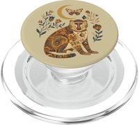 Boho Celestial Baboon Moon Floral PopSockets PopGrip para MagSafe