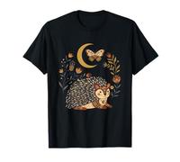 Boho Celestial Puercoespín Luna Floral Camiseta