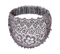 Boho-Chic Crystal & Pearl Embellished Elegant Floral Beaded Wide Headbands, Boho Chic Headband for Women (1PCS-C)