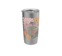 Boho Christian Dad Día del Padre La Paternidad es Trabajo del Reino Vaso térmico de acero inoxidable de doble pared
