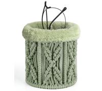 Boho Decor - Soporte para gafas de noche de felpa, forrado para múltiples gafas, oficina y dormitorio, verde, M