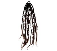 Boho Dreadlock Extensions - Retro Brown Festival Hair Pieces