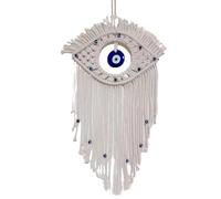 Boho Dream Catcher, Decorative Ornament Art, Hangable Ornament for Dorm, Evil Eye Macrame Dream Catcher, Woven Wall Decor, Bohemian Home Decoration, Dream Catcher for Bedroom, Macrame Dream Catcher, B