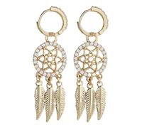Boho Earrings for Women Silver Rhinestone Long Earrings Geometric Sparkling Statement Jewelry for Use | Alloy Design System, Lightweight Dangle Structure Feature, Elegant Shine Function