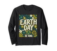 Boho Floral Earth Day Save The Planet Manga Larga