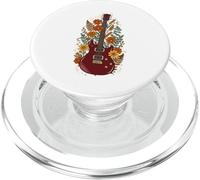 Boho Floral Electric Guitar Guitarist PopSockets PopGrip para MagSafe