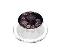 Boho Floral Mandala Colibrí Lotus Celestial PopSockets PopGrip para MagSafe