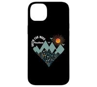 Boho Floral Mountain Flower Heart Faith Can Move Mountains Carcasa para iPhone 14 Plus