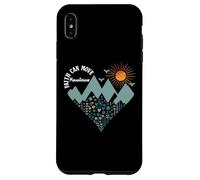 Boho Floral Mountain Flower Heart Faith Can Move Mountains Carcasa para iPhone XS MAX