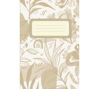 Boho Folk Art Pattern Notebook: Hardcover Composition Book for Journaling, Notes, Writing, and Daily Planning, 100 Pages, 6x9 Inches, College Ruled Stationery for Work, School, and Creative Projects