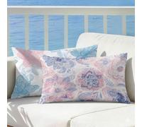 Boho Funda Cojin 50x70 Juego de 2 Simple, Cojines Exterior Impermeable Terciopelo Decorativos Funda Almohada Patrón Impresión Doble Cara con Cremallera para Sofá Decoración Hogar Regalo Mujer, Cod692