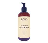 Boho Gel de Baño Bio de Caléndula - 500 ml - Hidratante, Calmante y Suave con la Piel - Cosmética Natural - Ideal para Piel Sensible