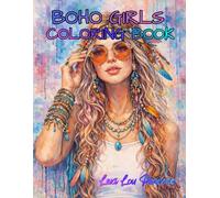 Boho Girls Coloring Book | Beautifully Illustrated Bold Cute Detailed Expressive Line Art Portraits: Boho Aesthetic Coloring Book for Teens | Fashion ... Stylish Young Women | Relaxing Creative Fun