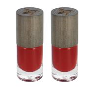 BOHO GREEN | Esmalte de uñas 109 Alfombra Roja | Pack de 2 | Brillo duradero, cuidado y protección | Hexanal y biocerámica patentados | 85% natural | Fórmula vegana certificada | 5 ml
