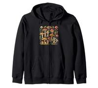 Boho Hongos Hongos Cottagecore Lovers Estética Micología Sudadera con Capucha