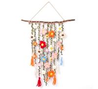 Boho Macrame Pared Colgante, borlas Hechas a Mano, Natural, 36 Pulgadas Gran Macrame Pared Colgante Boho Colgantes