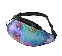 Boho Mandalas Crossbody Bag Runner Small Hip Pouch Bum Bag Running Riñonera Riñonera Riñonera Sport Slim Moda para Trotar Senderismo Mujer