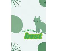 Boho Minimalist Cute Cats Lined Journal (Sage Green Edition): 100 Pages 6x9 Inches Blank Ruled Notebook with Cat Figures for Writing, Journaling and Note Taking