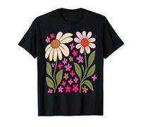 Boho Nature Flower Wildflowers Floral Flower Power Camiseta