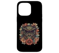 Boho Owl Camiseta - Floral Sugar Skull Mandala Art Design Carcasa para iPhone 14 Pro MAX